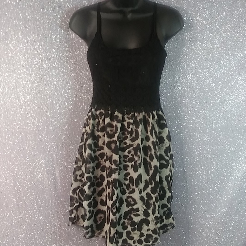 Animal print dress